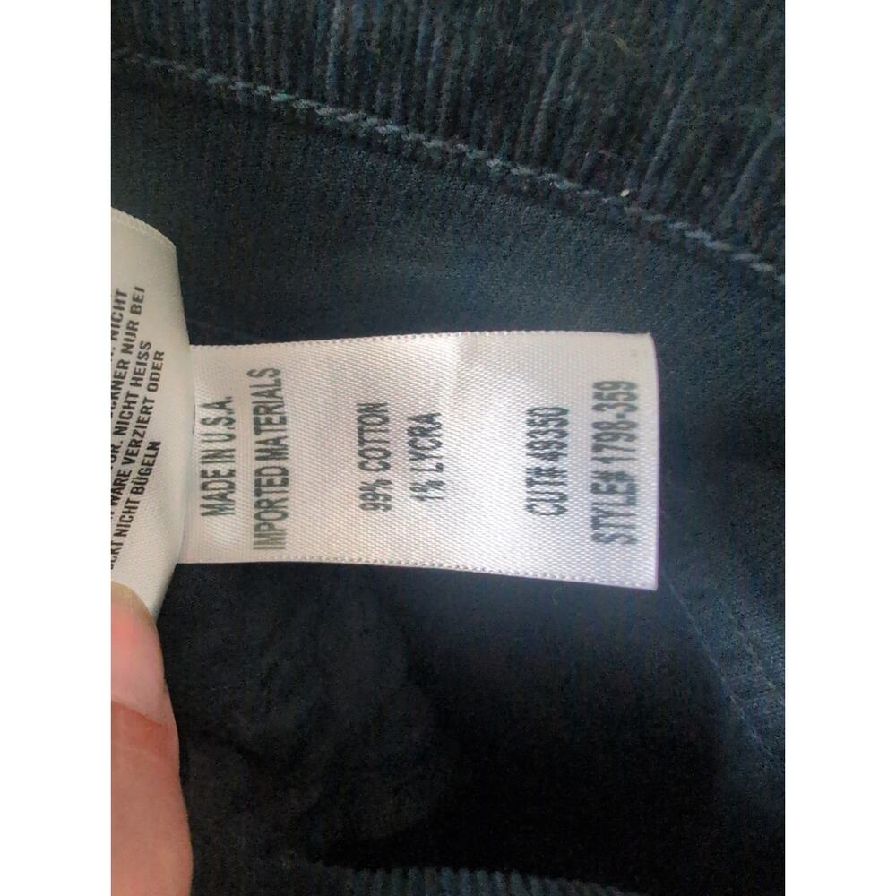 Citizens of Humanity Georgia High Rise Bootcut Corduroy Jeans size 27 in Navy - Picture 7 of 7